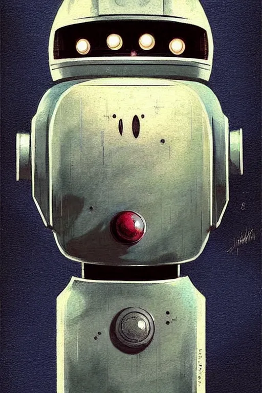 Image similar to ( ( ( ( ( 1 9 5 0 s robot knome b 9 robot lost in space robert kinoshita robby the robot. muted colors. ) ) ) ) ) by jean - baptiste monge!!!!!!!!!!!!!!!!!!!!!!!!!!!!!!