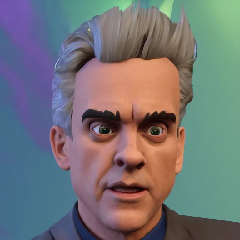 Image similar to jordan peterson as a my little pony character, 3d render, unreal engine