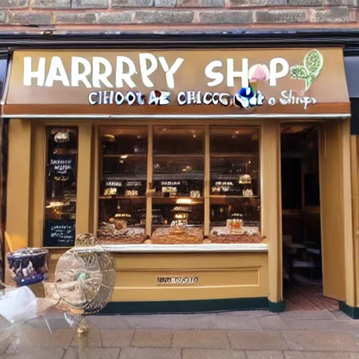 Image similar to harrys chocolate shop