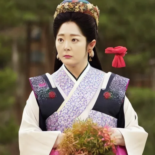 Prompt: still of the Korean series dae jang geum