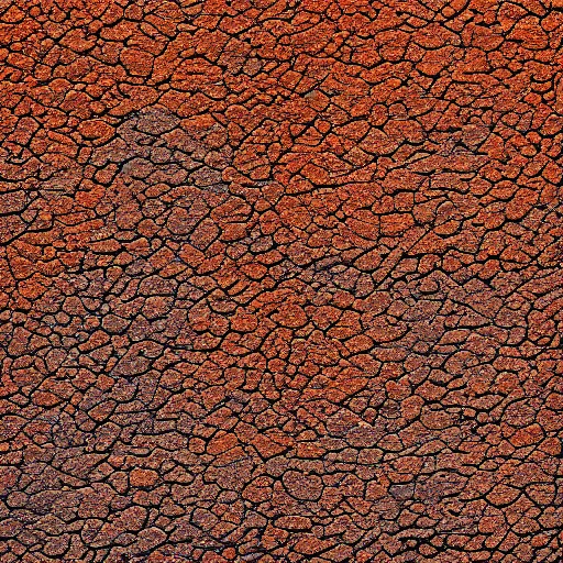 Prompt: paved road texture material, different shades of orange