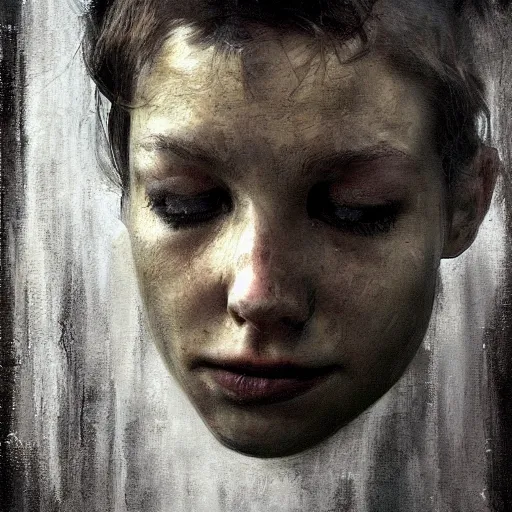 Prompt: by lya repin by simon stalenberg, photorealistic, expressionism