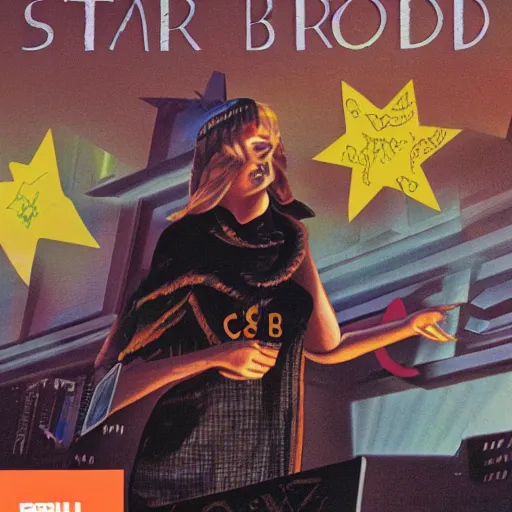 Prompt: vhs cover of Star Board