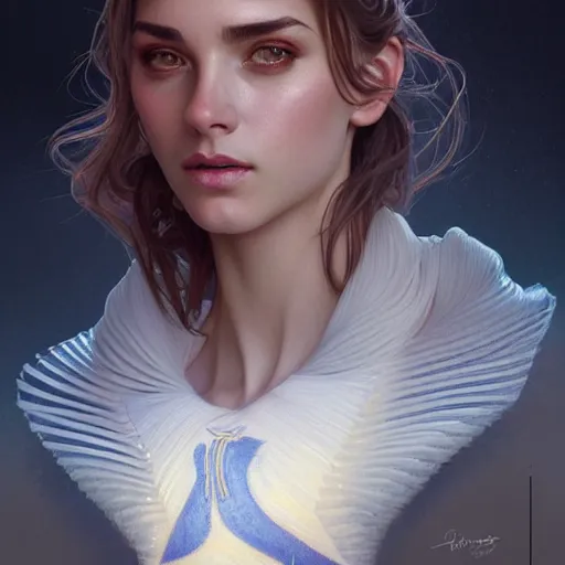 Prompt: beautiful portrait of Lou Vairo, the hockey coach, fantasy, intricate, elegant, highly detailed, digital painting, artstation, concept art, smooth, sharp focus, luxury fashion illustration, art by artgerm and greg rutkowski and alphonse mucha, brightly lit cinematic soft lighting, photorealistic