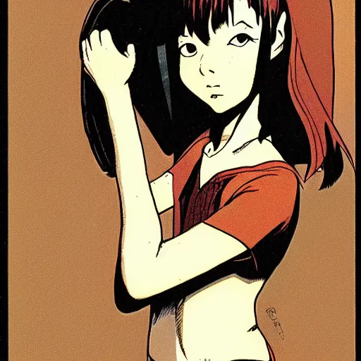 Image similar to goblin girl by satoshi kon