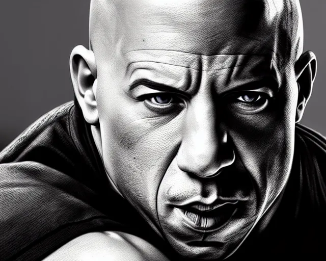 Image similar to a barrel of vin diesel. art by artgerm. highly detailed 8 k. intricate. lifelike. soft light. nikon d 8 5 0.