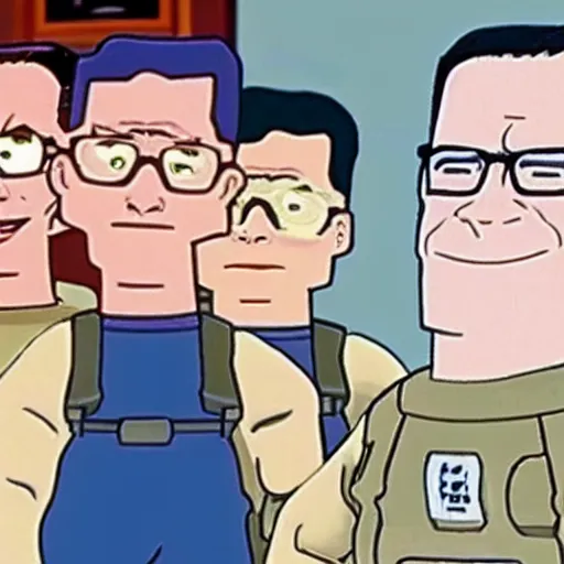 Prompt: hank hill In Ghostbusters