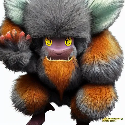 Image similar to national geographic photo of primeape, pokemon in the wild, intricate, portrait, 8 k highly professionally detailed, hdr, award winning