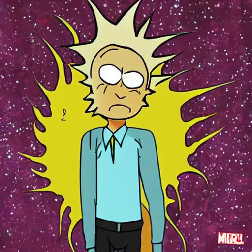 Image similar to Rick suffocating morty