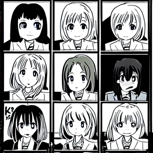 K-on Manga Panel  Manga, Anime, Art