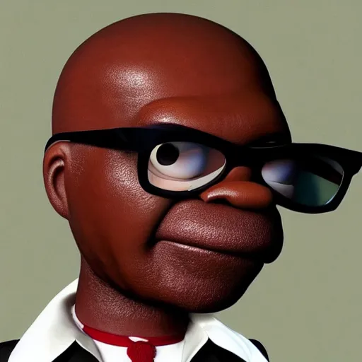 Prompt: Samuel L Jackson as a Muppet