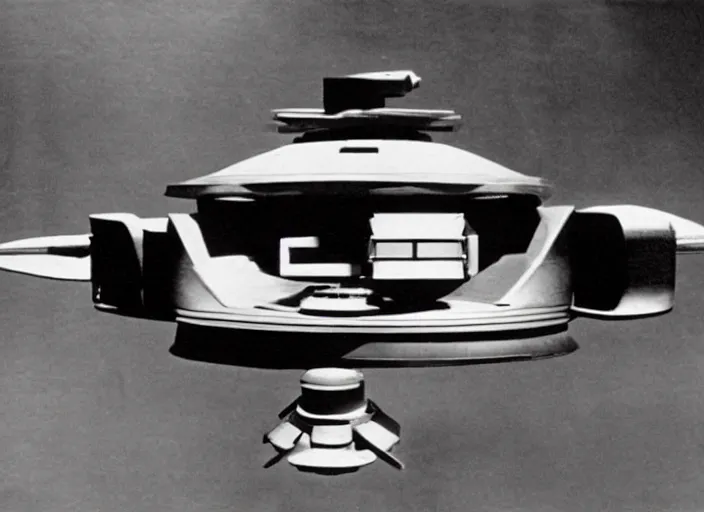 Prompt: spaceship from the 1909 science fiction film Star Trek: The Motion Picture