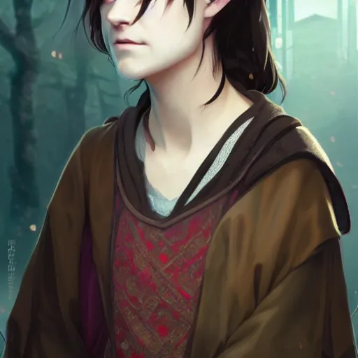 Image similar to Portrait of arya stark in modern tokyo, elegant, digital painting, highly detailed, fantasy, artstation, concept art, smooth, sharp focus, illustration, art by artgerm and greg rutkowski and alphonse mucha