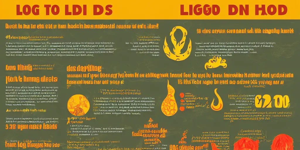 Prompt: facts about lsd infographic