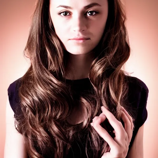 Prompt: photographic Close-up face of a extremely beautiful girl with clear eyes and light brown hair , high light on the left,non-illuminated backdrop, illuminated by a dramatic light, Low key lighting, light dark, High constrast, dramatic , flash studio,steve mccurry, Lindsay Adler, norman rockwell, craig mulins ,dark background, high quality,photo-realistic, 8K,-H 704