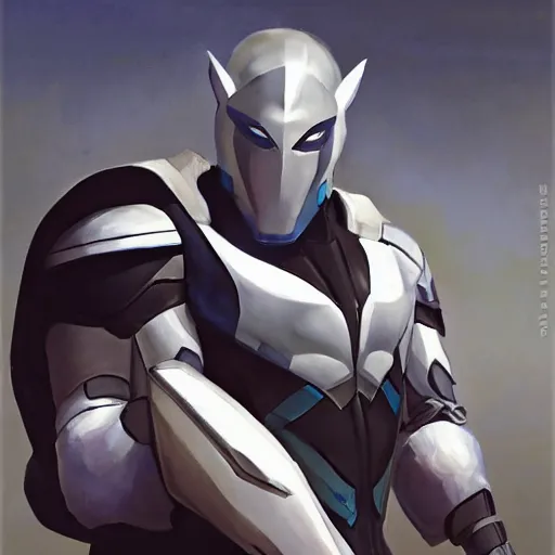 Image similar to greg manchess portrait painting of armored moon knight mixed with ultraman and nightwing as overwatch character, medium shot, asymmetrical, profile picture, organic painting, sunny day, matte painting, bold shapes, hard edges, street art, trending on artstation, by huang guangjian and gil elvgren and sachin teng