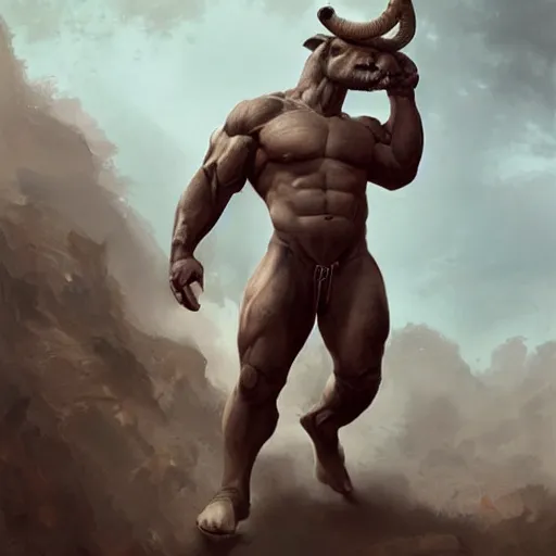 Image similar to a commission of a muscular athropomorphic half human half elephant,digital art,art by greg rutkowski,charles bowater,ross tran,hyperdetailed,detailed face,photorealistic,professional lightimg,dramatic,cool,award winning,2022,victorian,trevor henderson