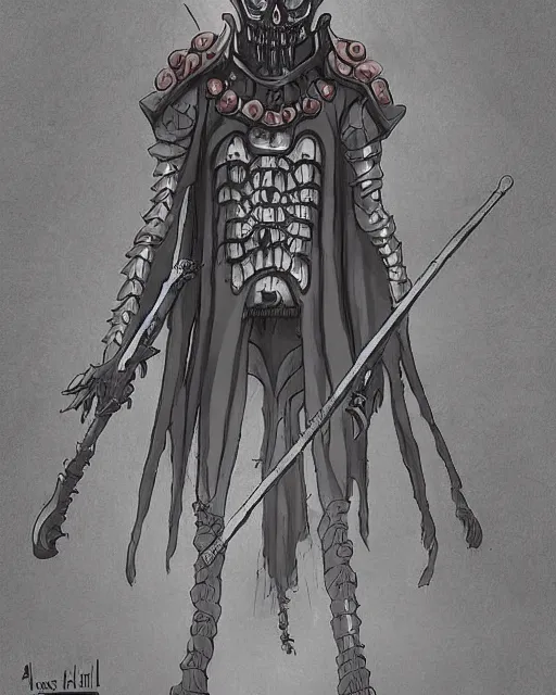 Prompt: an undead knight / eldritch necromancer in the style of studio ghibli in the style of junji ito trending on artstation deviantart pinterest furaffinity detailed realistic hd 8 k high resolution