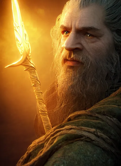 Image similar to hobbit ultra detailed fantasy, elden ring, realistic, dnd character portrait, full body, dnd, rpg, lotr game design fanart by concept art, behance hd, artstation, deviantart, global illumination radiating a glowing aura global illumination ray tracing hdr render in unreal engine 5