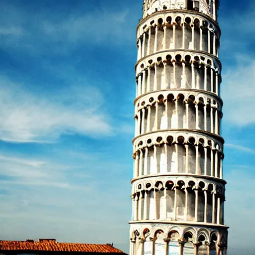 Image similar to a fallen leaning tower of pisa