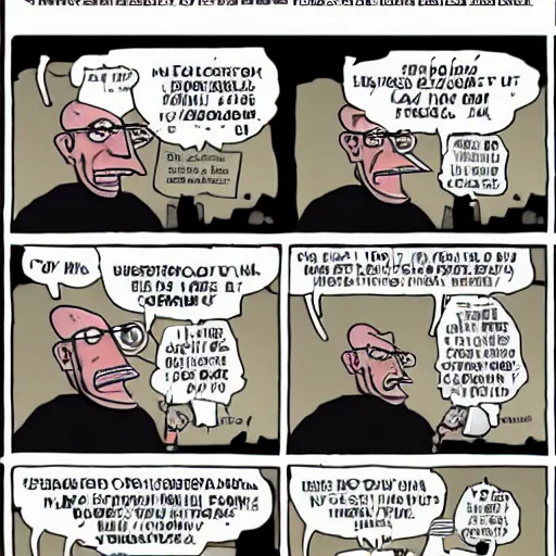 Prompt: Ben Garrison comic of Scott Adams enjoying a nice vaccine