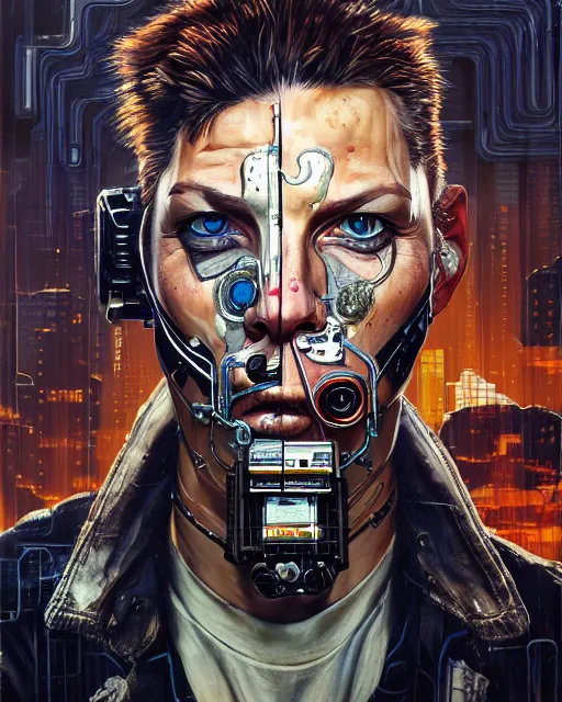 Image similar to a portrait of an anthropomorphic cyberpunk ocelot by sandra chevrier, by jon foster, detailed render, tape deck, epic composition, cybernetics, 4 k realistic, cryengine, realistic shaded lighting, sharp focus, masterpiece, by enki bilal