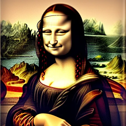 Prompt: Uncropped Mona Lisa