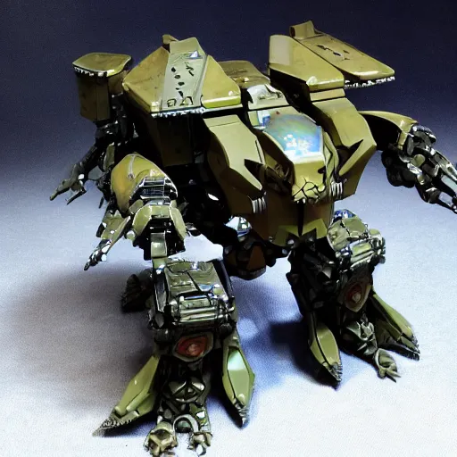 Prompt: behemoth armored turtle mech