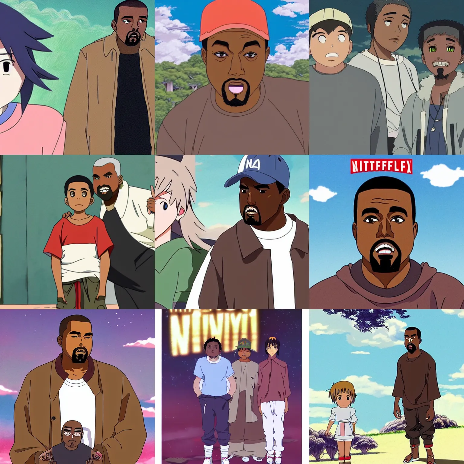 frame from One Piece Anime of Kanye West  Stable Diffusion  OpenArt