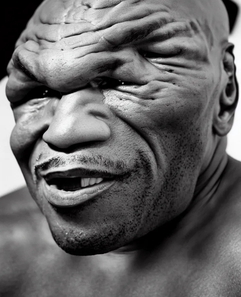 Image similar to photo portrait of Mike Tyson