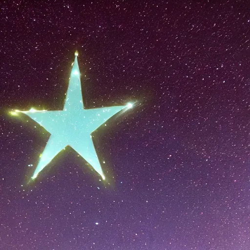 Prompt: a star in the sky