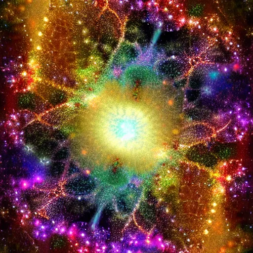 Image similar to fractal galaxy