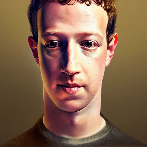 Image similar to portrait of Mark Zuckerberg as a Mike Wazawski, accurate, intricate, headshot, highly detailed, digital painting, artstation, concept art, sharp focus, illustration, art by artgerm and greg rutkowski and alphonse mucha