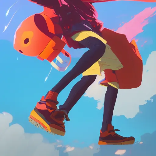 Prompt: hero world flcl, behance hd by jesper ejsing, by rhads, makoto shinkai and lois van baarle, ilya kuvshinov, rossdraws global illumination