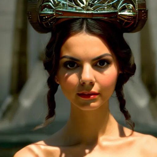 Image similar to victoria justice as princess padme in star wars episode 3, 8 k resolution, cinematic lighting, anatomically correct