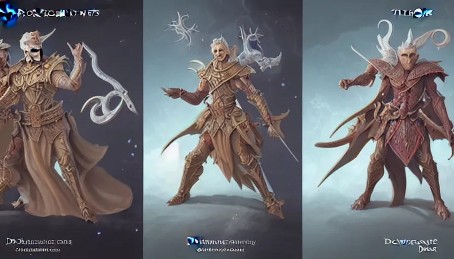 Image similar to the two complementary forces that make up all aspects and phenomena of life, by D&D Concept Artists