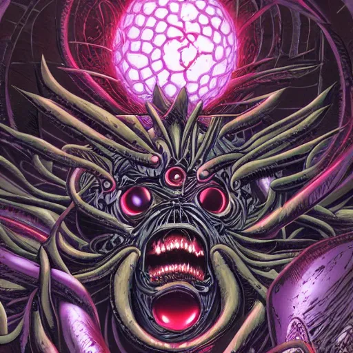 Prompt: Azathoth. Contra 3. Hyperdetailed.
