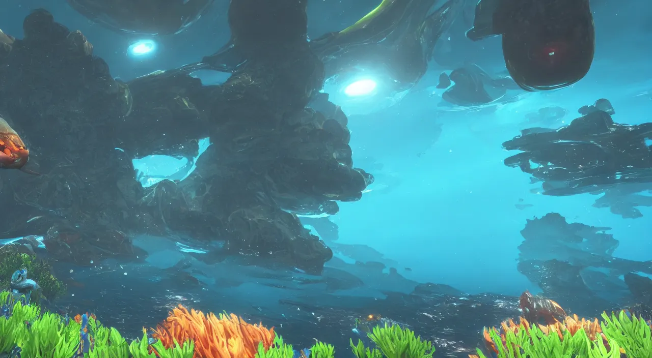 Image similar to subnautica underwater screenshot