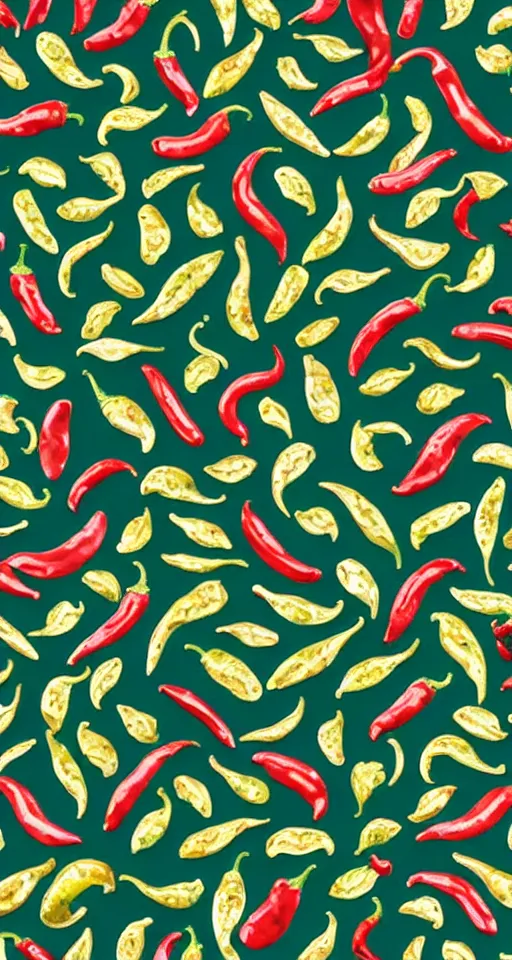 Image similar to jalapeño pepper pattern background