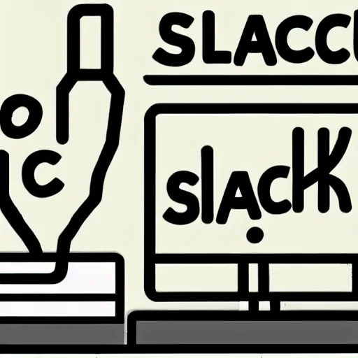 Prompt: slack logo for computer science lab about visualization