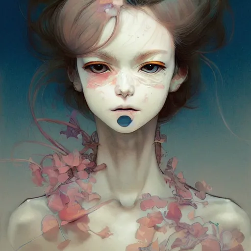 Image similar to prompt : evangeleon portrait soft light painted by james jean and katsuhiro otomo and erik jones, inspired by evangeleon anime, smooth face feature, intricate oil painting, high detail illustration, sharp high detail, manga and anime 1 9 9 9