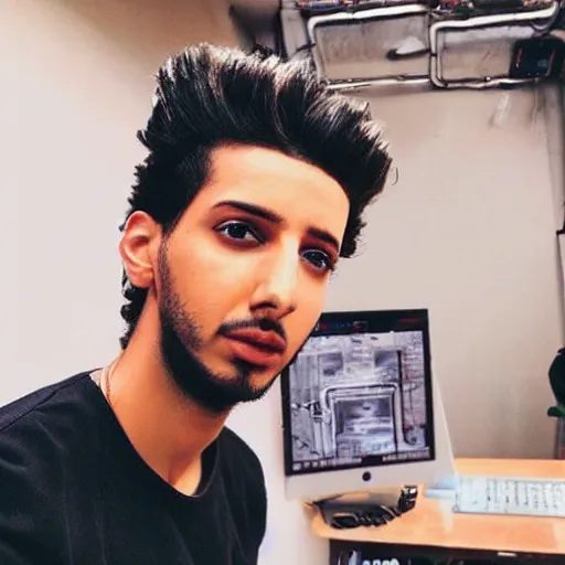 Image similar to “a realistic detailed photo of a guy who is an attractive humanoid who is half robot and half humanoid, who is a male android, singer Sebastian Yatra, shiny skin, posing like a statue, blank stare”