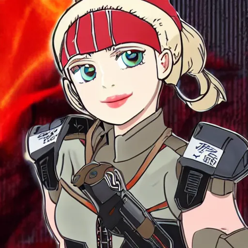 Prompt: dia kurosawa piloting metal gear zeke