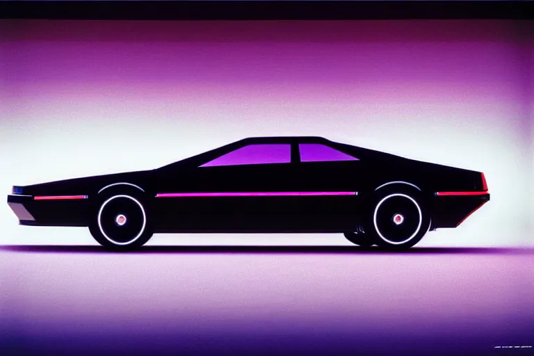 Image similar to designed by giorgetto giugiaro stylized poster of a single toyota soarer concept, thick neon lights, ektachrome photograph, volumetric lighting, f 8 aperture, cinematic eastman 5 3 8 4 film