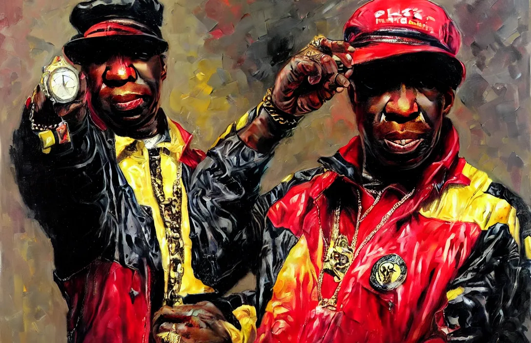 Prompt: portrait of grandmaster flash!!!!!!!!!!!!!!!!!!!!!!!!!!!, detailed face, detailed painting, epic lighting, by ilya repin, phil hale and kent williams