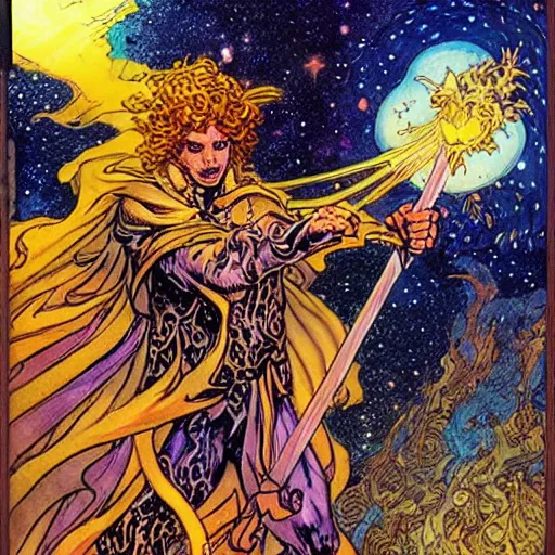 Image similar to Cosmic wizard by Rebecca Guay