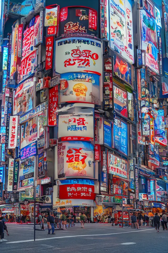 Prompt: a portrait of dotonbori, hyperrealistic, rtx, studio lighting, ray tracing, global illumination, highly detailed, octane render, rendered in unreal engine 5, studio quality, shot through a canon ef 7 0 - 3 0 0 mm f / 4 - 5. 6