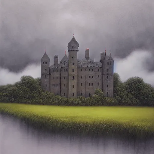 Image similar to castle in clouds by lee madgwick