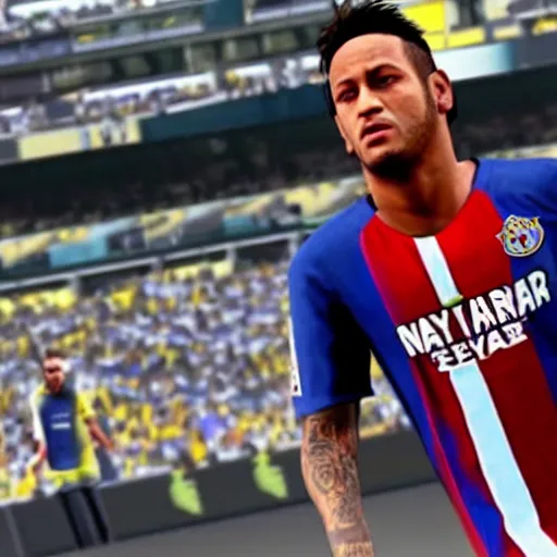 Image similar to screenshot of neymar in gta v, grand theft auto