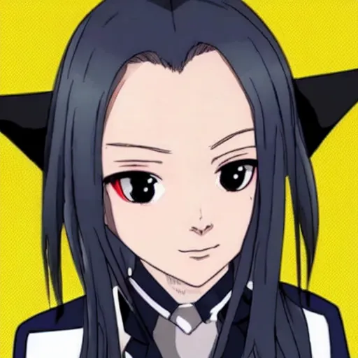 Prompt: pom klementieff as anime character